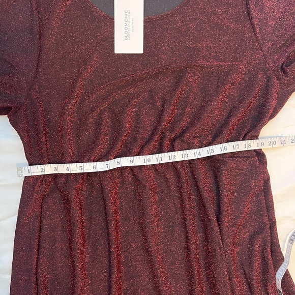 BloomChic Metallic Black/Red Dress, NWT, Size 18-20 - Picture 5 of 8